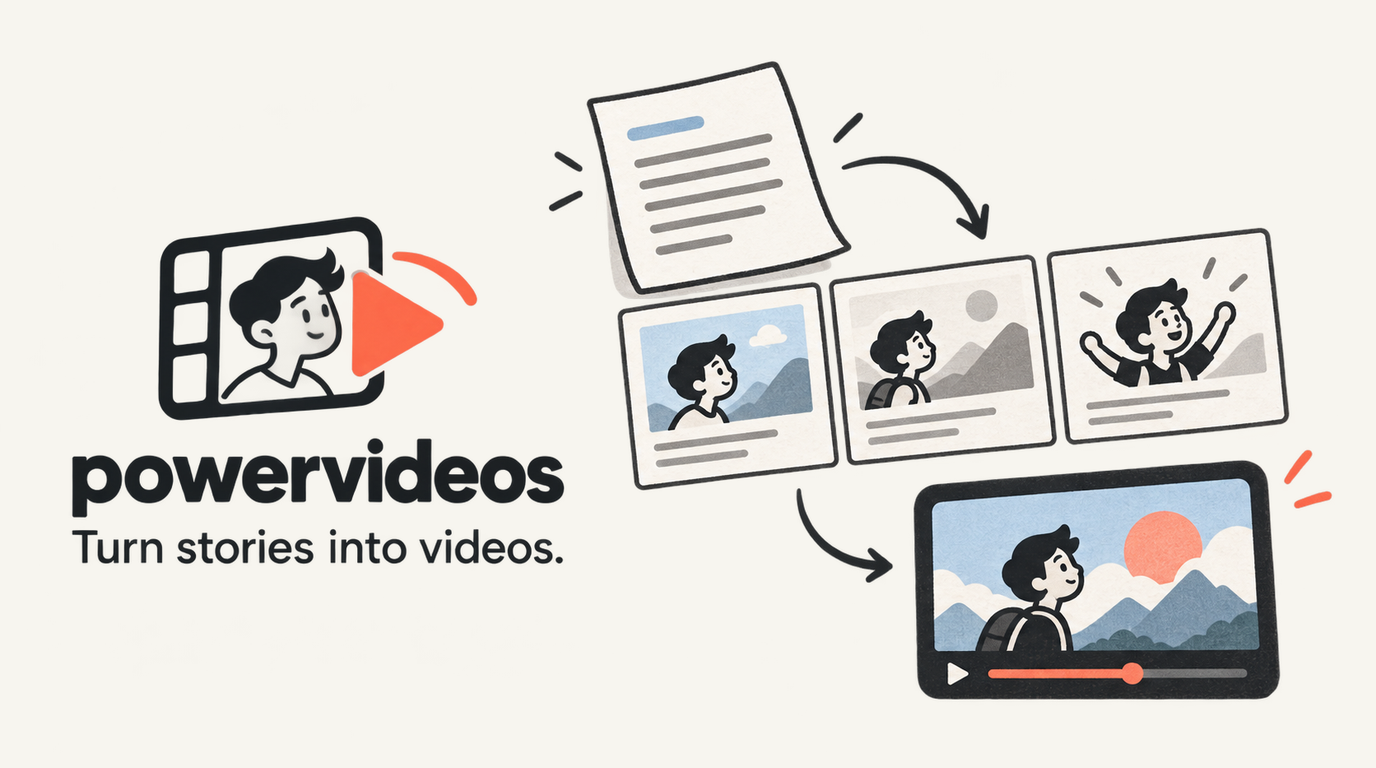 What Is powervideos? Turn a Few Lines of Text into a Short Film